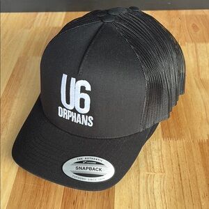 Black U6 Orphans Snapback Hat